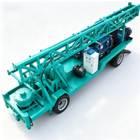 Foreuse rotative électrique YJC pour puits d'eau, diamètre 300-1000 mm, profondeur max. 300 m, mobile, haute productivité, avec boîte de vitesses