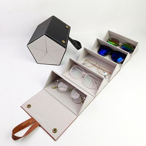 Boîte à Lunettes à Trois étages Et 24 Compartiments, étui à Lunettes De Soleil Presentoir Etagere De Rangement Boite De Rangement 87592999