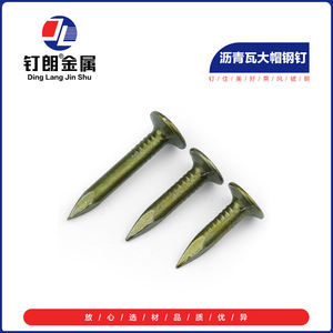 Clous de fixation pour tuiles d'asphalte Ding Lang Jin Shu, 20mm, 25mm, 30mm, en acier à pointe acérée, galvanisés, peinture mixte - Product Image 3