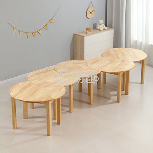 Moetry Đồ Nội Thất Gỗ Thiết Lập Sâu Bướm Hình Bàn Ghế Cho Chăm Sóc Trẻ Con Nhà Trẻ Trường Mầm Non Mẫu Giáo Nghiên Cứu Nghệ Thuật - Product Image 2