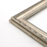 Cadre de miroir PS de style moderne et victorien, moulure en plastique, nouveau style, pas cher, pour décoration intérieure, design rustique
