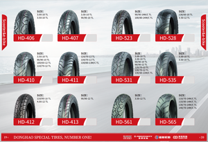 ยางรถจักรยานไฟฟ้า/สกู๊ตเตอร์ DUHOW HD-561 3.50-12 TL ขนาด 12 นิ้ว ใหม่ ได้รับการรับรองมาตรฐาน ISO9001 CCC DOT ECE รับประกัน 3 ปี - Product Image 6