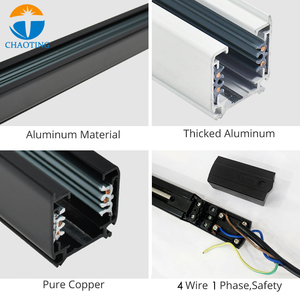 New Modern Tốt Giá Rẻ Nhất Trần Lõm Bảo Tàng Thương Mại Điểm Chiếu Sáng Kết Nối Lớn Đường Sắt Tuyến Tính Dẫn Theo Dõi Đèn - Product Image 6