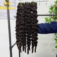 Lots de Cheveux Vietnamiens Non Traités Épais Ondulés, Qualité Remy, Cuticules Alignées, Double Trame Faite à la Machine, Vente en Gros, Ondulations Souples Dkl