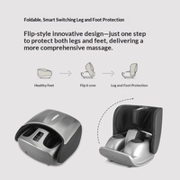 Masseur électrique Shiatsu pliable pour mollets et pieds, avec fonctions de pétrissage, vibration et pression d'air, pour le soulagement de la douleur, OEM Soles