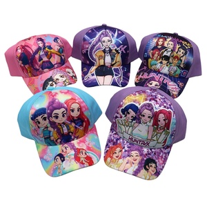 Topi Bisbol Kpop Gaya Baru Topi Bisbol Anak-anak Bermotif Pemburu Penyihir Topi Datar Kartun Anime Anak Laki-laki Perempuan - Product Image 1