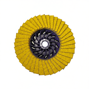 Disco de Láminas Cerámicas Amarillas Ttake 115x22 mm con Soporte de Nylon para Pulir Abrasivos - Product Image 2