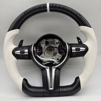 Volant en fibre de carbone personnalisé pour BMW F10 F30 F31 F32 F20 F11 F21 F07 F12 E92 E60 X6 E71 X5 E70 E87 M3 M4 M6 Series