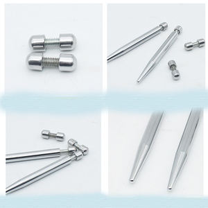 Argent Aluminium Bureau Entretoises Cadre Photo Acrylique Cadre Stand Pointe Publicité Pin Table Numéro Affichage - Product Image 2