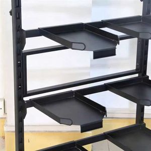 Présentoir à chapeaux personnalisé, étagère verticale en métal pour magasin de vêtements, support pour casquettes et perruques, étagère en fer - Product Image 6