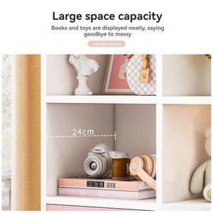 Estantería de almacenamiento para el hogar a la moda 2024, <span class=keywords><strong>Biblioteca</strong></span> de vida, estantería de esquina forjada de madera - Product Image 4