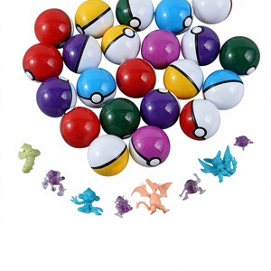 Prix de gros usine – Mini capsules œufs Pokémon de 34 mm (1,33 pouce) pour distributeurs automatiques Gashapon, pour enfants - Product Image 2