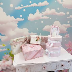 Großhandel Rosa Geschenkschleife mit Gummiband und Individuell Bedrucktem Logo für Geschenkverpackungen Hochzeiten und Brautpartys Verpackungsschleife für Geschenkboxen - Product Image 2