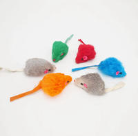 Jouet pour chat réaliste, écologique, moderne, en peluche, souris simulée, jouet interactif de petite taille