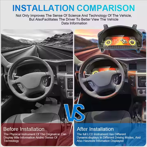 Affichage numérique LCD pour Nissan, tableau de bord virtuel, <span class=keywords><strong>compteur</strong></span> de <span class=keywords><strong>vitesse</strong></span>, instrument de bord - Product Image 2