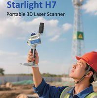 Escáner SLAM de Grado Industrial Qianxun Starlight H7, IP54 Resistente al Agua, de -45 a 75 Grados Celsius, Nube de Puntos 3D, Interior/Exterior
