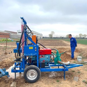 Machine de forage de puits d'eau portable 200m, prix usine, machine de forage hydraulique pour travaux souterrains - Product Image 4