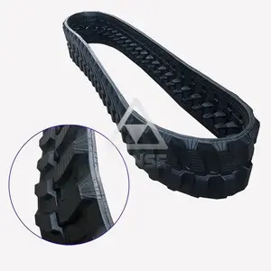 Exporting rubber pad Assembly 320*80*52 track shoe pads for mini excavator undercarriage parts track chain link