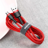 Câble USB Baseus Cafule pour Micro 2.4A 0.5m 1m 2m 3m Gris+Noir Rouge+Rouge Haute Qualité Vente en Gros 100% Original