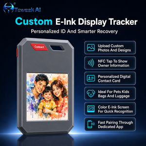 Mini Dispositivo Antipérdida con Pantalla de Tinta Electrónica, Tarjeta de Información NFC, Localizador <span class=keywords><strong>Apple</strong></span> Find My, Llavero, Localizador de Mascotas y Equipaje - Product Image 2