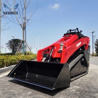 NIMBUS ISO 9001 Bersertifikat Pilot Operation Skid Steer Loader Garansi Tiga Tahun Perekrutan Agen Global Skid Steer Loader