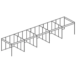 5 תא מקושר, ביתן תערוכת 3X3M ,tradeshow אלומיניום עשה תערוכת stand פנל גיליון