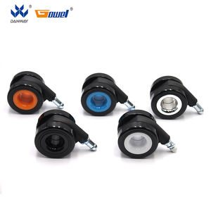 DWG-B022 fabricant professionnel haut de gamme nouvelle annonce la plus populaire Design moderne PU roue noir argent roulettes creuses - Product Image 5