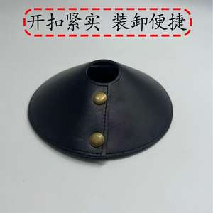 Outdoor Leather Lampshade Housing 25cm 62g Snap On Removable Dustproof Camping <b>Light</b> <b>Cover</b> - Product Image 4