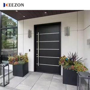 Luxus moderne Eisentür Designs Eisen Französisch Türen Eisen Außen Schmiedeeisen Doppeltür - Product Image 2