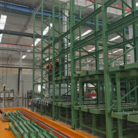 Estructura de Almacenamiento de Acero/Metal de Alta Resistencia, de 5 Niveles, con Acceso por Lotes y Control Programable, para Depósito de Herrajes de Precisión y Almacén Automatizado