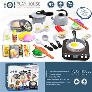 Ensemble de jouets de <span class=keywords><strong>cuisine</strong></span> à induction pour jeu d'imitation, en plastique ABS, simulation d'appareil de <span class=keywords><strong>cuisine</strong></span> électrique pour enfants - Product Image 2