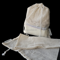 Sacs cadeaux en coton naturel brodés sur mesure avec motif marguerite, pochettes recyclables pour cosmétiques et tampons faciaux - Disponibles