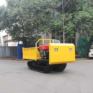 Dump Truck Crawler Rubber Track dengan Wood Grapple Boom - Product Image 4