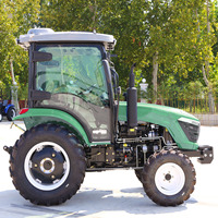 Envío gratis Mini tractores agrícolas baratos con máquina de cargador frontal Tractor de marcha atrás con arado de disco Tractor 4x4