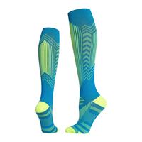Chaussettes de compression personnalisées OEM, chaussettes de course intérieure de haute qualité, chaussettes de cyclisme longues, logo, chaussettes de compression confortables