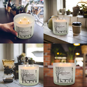 Bougie parfumée artisanale 100% cire <span class=keywords><strong>de</strong></span> soja biologique CAFFIN <span class=keywords><strong>PARIS</strong></span> 3 mèches Marque privée 14,6 oz Bougie <span class=keywords><strong>de</strong></span> <span class=keywords><strong>luxe</strong></span> parfumée pour la maison - Product Image 6