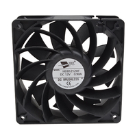 Ventilateur de refroidissement axial à faible bruit en plastique à roulement à billes 12V/24V pour centre de données OEM/ODM