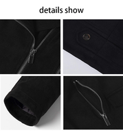 Baseball en peau de mouton volant Patchwork camionneur été Faux Premium fit Rexine fait hauts uniques veste de moto en cuir