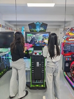 Simulateur de tir à monnayeur 42 pouces pour 2 joueurs, machine de jeu de tir en plastique avec garantie 1 an pour centres de jeux intérieurs