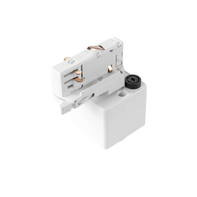 PRO-4230V Hot Sell 3 Circuits Track Light Accessories Euro-Trac Mount Electrical Outlet