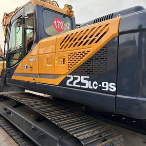 Hyundai 225LC-9S d'occasion d'origine coréenne à faible nombre d'heures de travail, avec une forte capacité de travail, Hyundai 225LC-9s en vente - Product Image 3