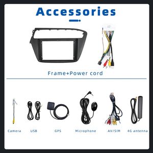 Para <span class=keywords><strong>Hyundai</strong></span> <span class=keywords><strong>I20</strong></span> 2018-2019 LHD unidad principal de coche 2K pantalla táctil navegación GPS Radio 1 año de garantía Android Auto Carplay - Product Image 3