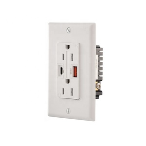 Cổng sạc USB kép Linsky (Type-C & Type-A) (tổng cộng 4.2A/5V), nguồn điện 15A TR PD và ổ cắm song công sạc USB QC3.0 - Product Image 2