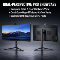 PC Tout-en-un Ultra-large 30 Pouces en Gros Intel Core i3 i5 i7 DDR4 SSD 2560x1080 Windows 11 Bluetooth WiFi Noir pour Commande en Gros