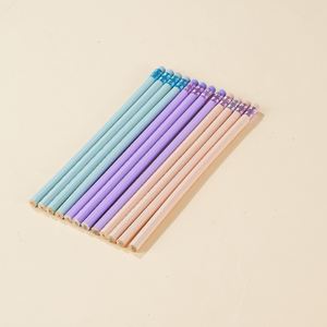 Lápices de colores macro personalizables con borrador Útiles de regreso a la escuela de buena calidad para niños Lápices estándar - Product Image 4