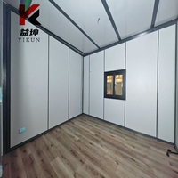 Maison portable extensible à 3 chambres, conteneurs pliables de 40 pieds, design modulaire préfabriqué moderne, finition de luxe