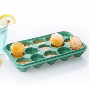 Moldes de Silicona Reutilizables Libres de BPA, Ecológicos, de Grado Alimenticio, con 15 Cavidades en Forma de Diamante para Cubitos de Hielo, Apilables, para Uso Doméstico - Product Image 3