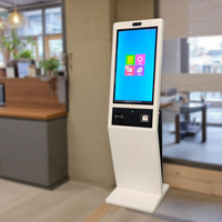 Kiosque de file d'attente de service d'individu 32 pouces avec l'imprimante thermique et le scanner facultatifs d'identification