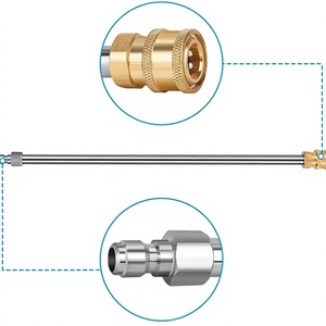 Barra de Extensión para Lavadora a Presión FOR Xi Yi, 17 Pulgadas, Acero Inoxidable, Conexión Rápida de 1/4 de Pulgada para Limpiadora a Presión - Product Image 1