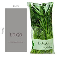 Emballage végétal PE BOPP en matériau recyclé 100% de sac auto-adhésif en plastique micro perforé avec ruban adhésif